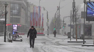 Настоящая зима вернулась в Центральную Россию