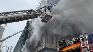 Стали известны подробности пожара в строящемся здании на севере Москвы