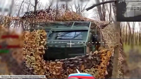 Бойцы войск беспилотных систем нанесли удар по вражеской самоходке
