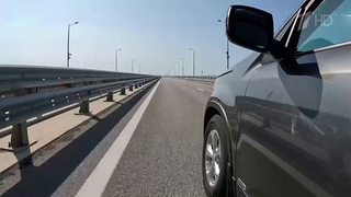 В репортаже Первого канала о новых правилах проезда по Крымскому мосту