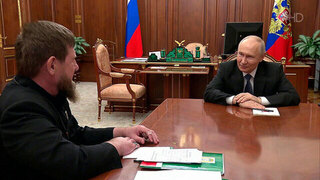 О помощи пострадавшим в результате паводков президенту доложил глава Чеченской республики Рамзан Кадыров