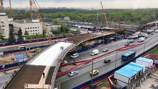 Строительство финального участка Московского скоростного диаметра планируют завершить в этом году