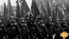 Легендарный Парад Победы 1945 года. Праздничный канал. Фрагмент 