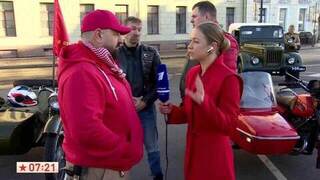 Тысячи байкеров собрались в Петербурге почтить память предков на «Дороге жизни»