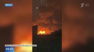 Крупный пожар произошел в здании, где устраивали квесты на востоке Москвы