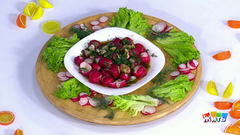 Редиска: готовим простую и вкусную закуску. Жить здорово! Фрагмент 