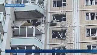 Появились кадры с места удара ВСУ по Подмосковью