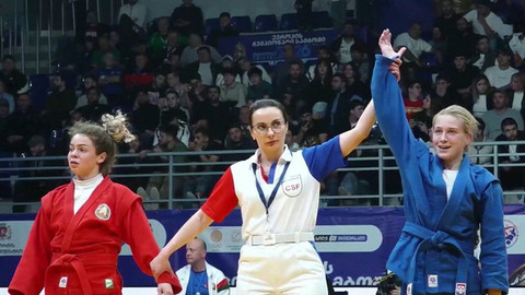 Российские самбисты выиграли медальный зачет чемпионата Европы