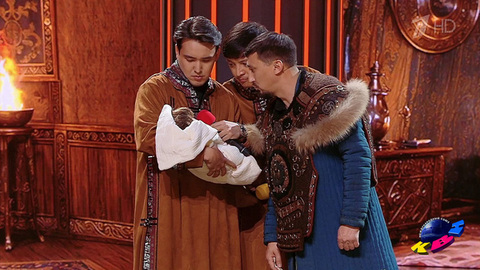 «НК Казахстан», Астана. Музыкальное домашнее задание. Вторая ¼ финала. Высшая лига. КВН. Фрагмент 
