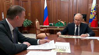 Владимир Путин провел встречу с вице-премьером Дмитрием Патрушевым