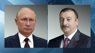 Владимир Путин поздравил с Днем независимости Азербайджана президента Ильхама Алиева