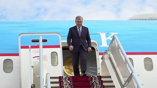 В Северную столицу прилетел президент Узбекистана Шавкат Мирзиеев