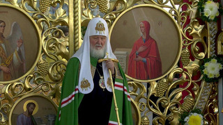 Патриарх Кирилл совершил божественную литургию в Свято-Воскресенском соборе Бреста