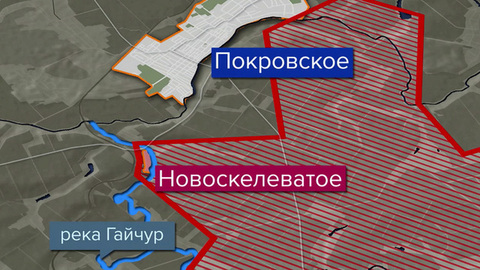 Российская армия взяла под контроль населенный пункт Новоскелеватое в Днепропетровской области