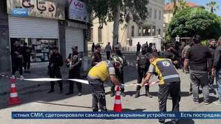 В Дамаске прогремели взрывы у отеля, где остановился Макрон: видео