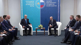 Владимир Путин и Касым-Жомарт Токаев приняли участие в Форуме межрегионального сотрудничества России и Казахстана