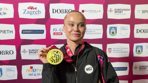 На Чемпионате Европы в Хорватии российские гимнастки завоевали золото и серебро