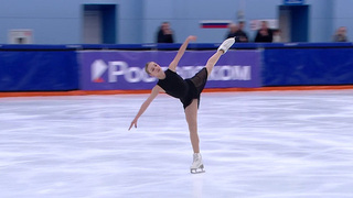 Алена Принева. Короткая программа. Контрольные прокаты сборной России по фигурному катанию среди юниоров 2026