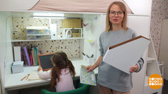 Мало места? Делим комнату на зоны! Доброе утро. Фрагмент 