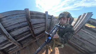 Выпускники военных вузов проходят подготовку на полигонах
