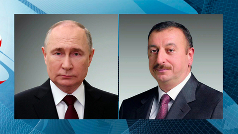 Владимир Путин поговорил по телефону с азербайджанским коллегой Ильхамом Алиевым