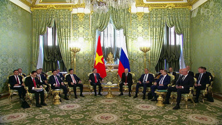 Владимир Путин принял в Кремле вьетнамского коллегу То Лама