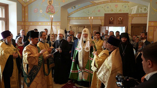 Патриарх Кирилл передал в храм Мосгордумы частицу мощей Александра Невского