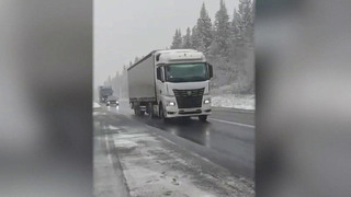 Сразу в нескольких регионах России выпал первый снег