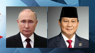 Владимир Путин поздравил с днем рождения президента Индонезии Прабово Субианто