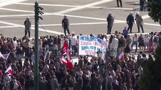 Вслед за Францией, Италией, Албанией, Испанией протесты вспыхнули в Греции