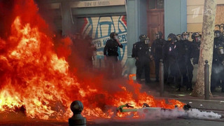 Во Франции в ходе протестов задержаны почти 1300 человек