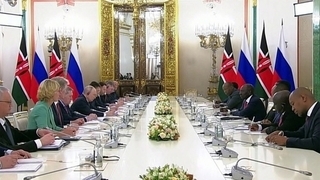 Владимир Путин встретился с лидерами Конго, Бурунди, Кении и Намибии