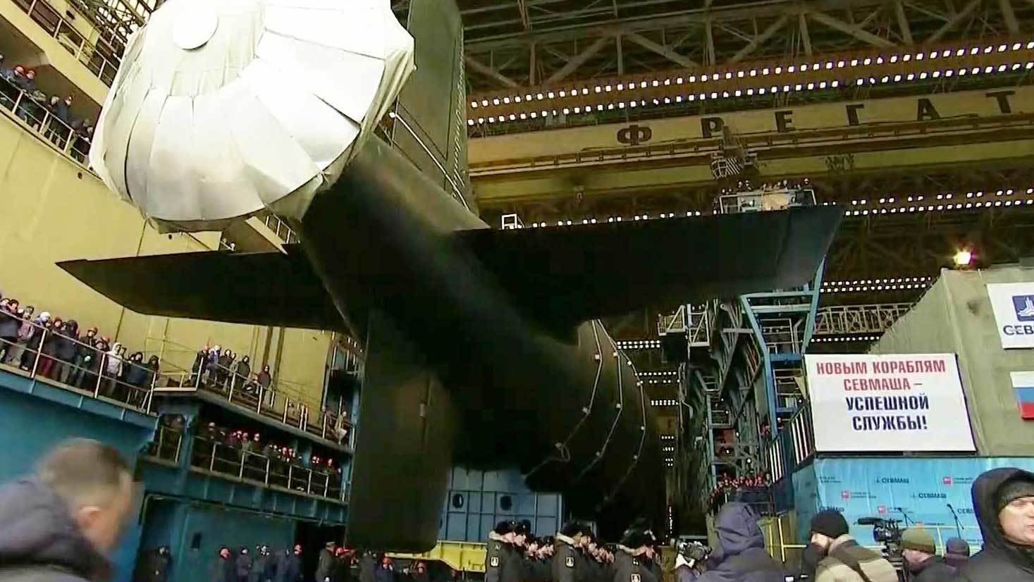 спуск на воду подводной лодки в северодвинске спуск на воду подводной лодки в северодвинске