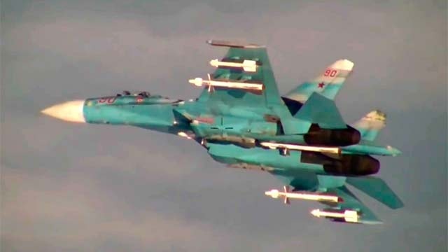 «Демонстрация флага» по-русски: российские летчики поразили натовцев